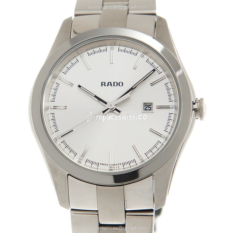 Hyperchrome Rado R32110103 Replica - Quartz - Silver Dial - Steel Case & Band