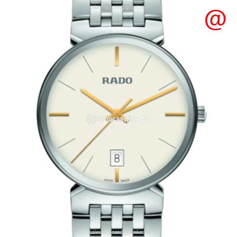Rado Florence Quartz Steel Beige Dial Silver Clasp - Luxury Rado Replica Watch