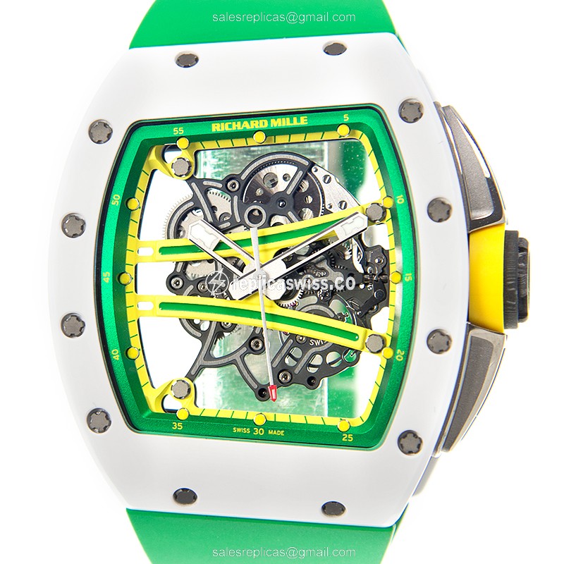 Richard Mille RM61 Watch - Automatic - Ceramic - Skull Dial
