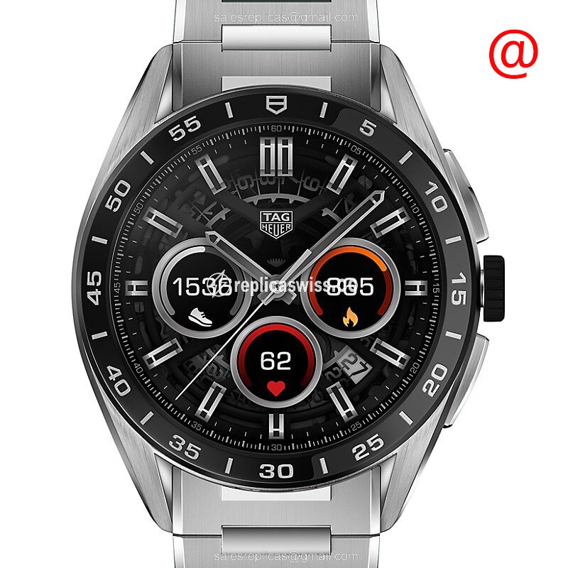 Tag Heuer SBR8A10.BA0616 Replica - Intelligent - Steel Case - Black Dial - Silver Steel Band