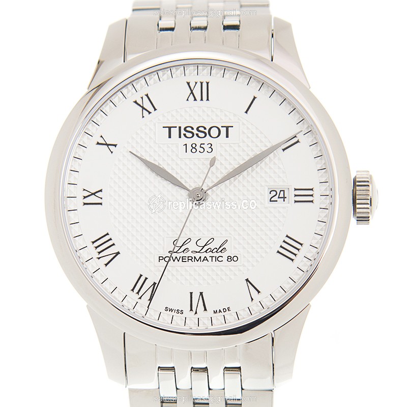 Rolex T-CLASSIC Replica - Automatic - Stainless Steel - Silver Dial - Steel Band