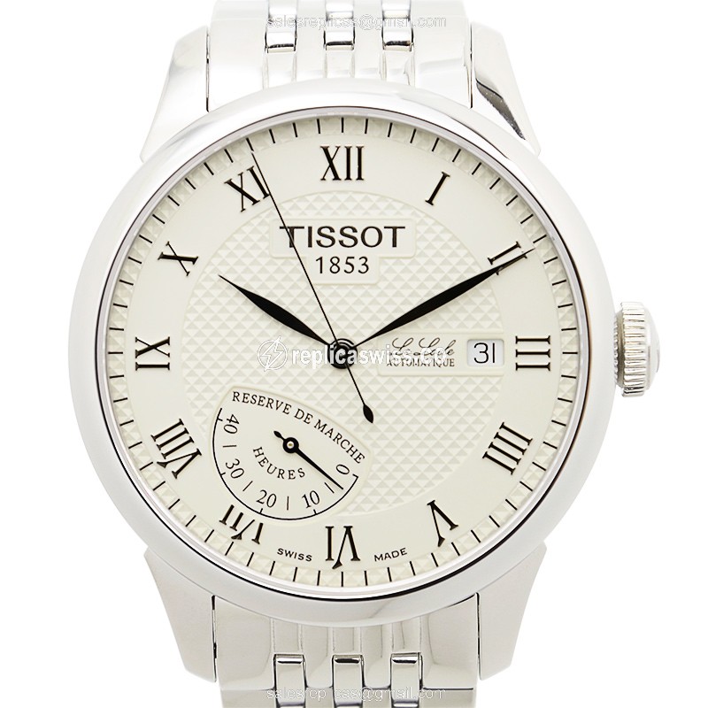 Tissot Le Locle Replica - Automatic - Steel - White Dial - Luxury Replica LE LOCLE SERIES Watch