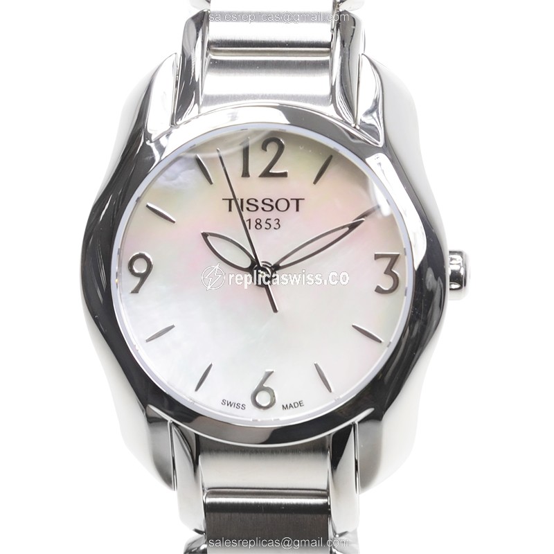 Rolex T-LADY Quartz Watch - White Dial - Stainless Steel Case & Band - Luxury Replica T-LADY Watch
