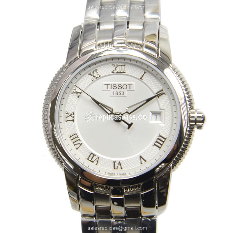 Tissot T-CLASSIC Replica - Quartz - White Dial - Steel Case - Silver Strap - Luxury Replica T-CLASSIC Watch
