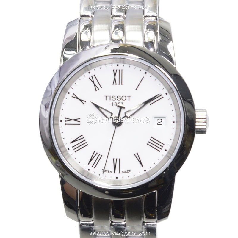 Tissot T-CLASSIC Quartz - Silver Dial - Steel Case - Silver Strap - Luxury Replica T-CLASSIC Watch
