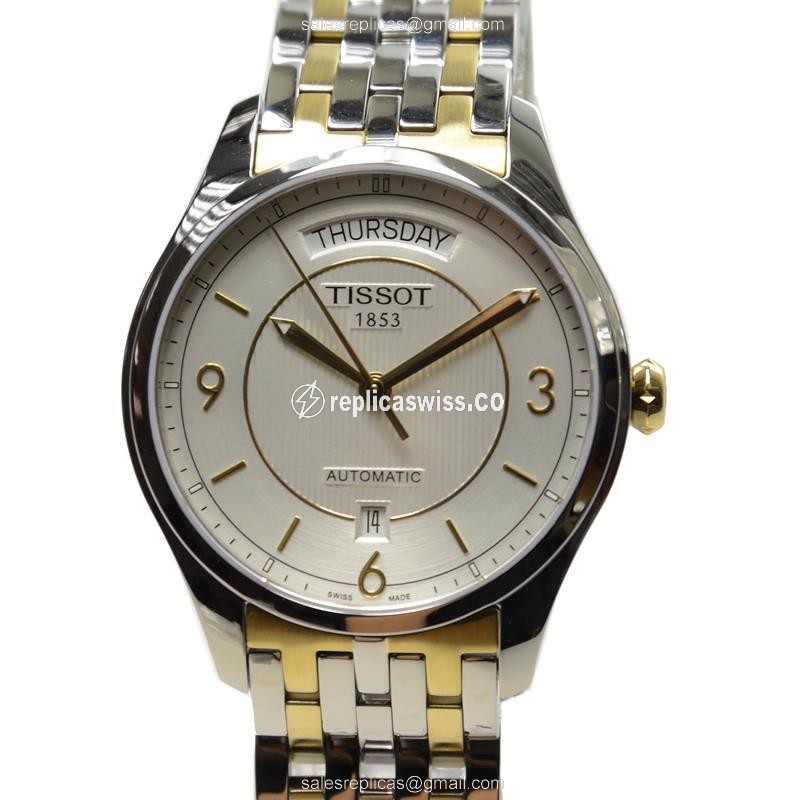 Rolex T-CLASSIC Replica - Automatic - Stainless Steel - Silver Dial - Steel Bracelet