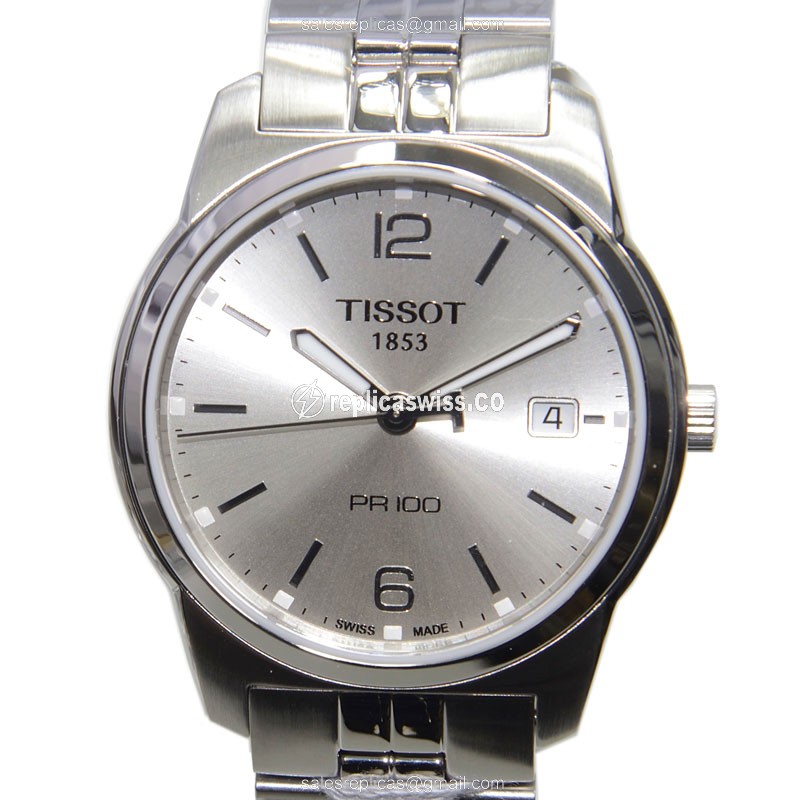 Tissot T-Classic Watch Replica - Quartz Steel Silver Dial