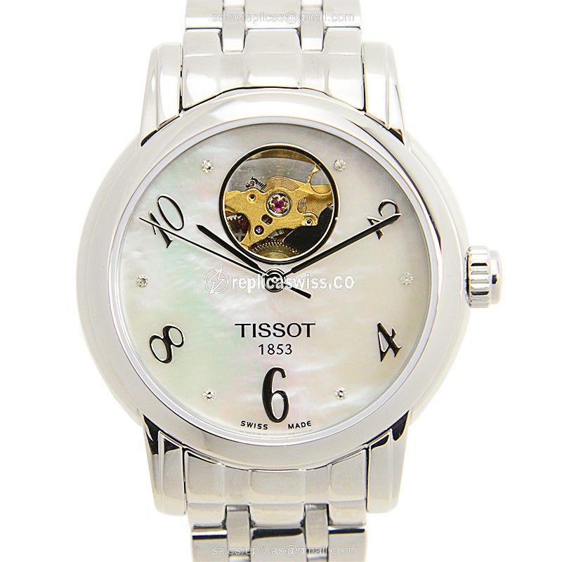 Tissot T-CLASSIC Replica - Automatic - Stainless Steel - White Dial - Silver Clasp - Luxury Replica T-CLASSIC Watch
