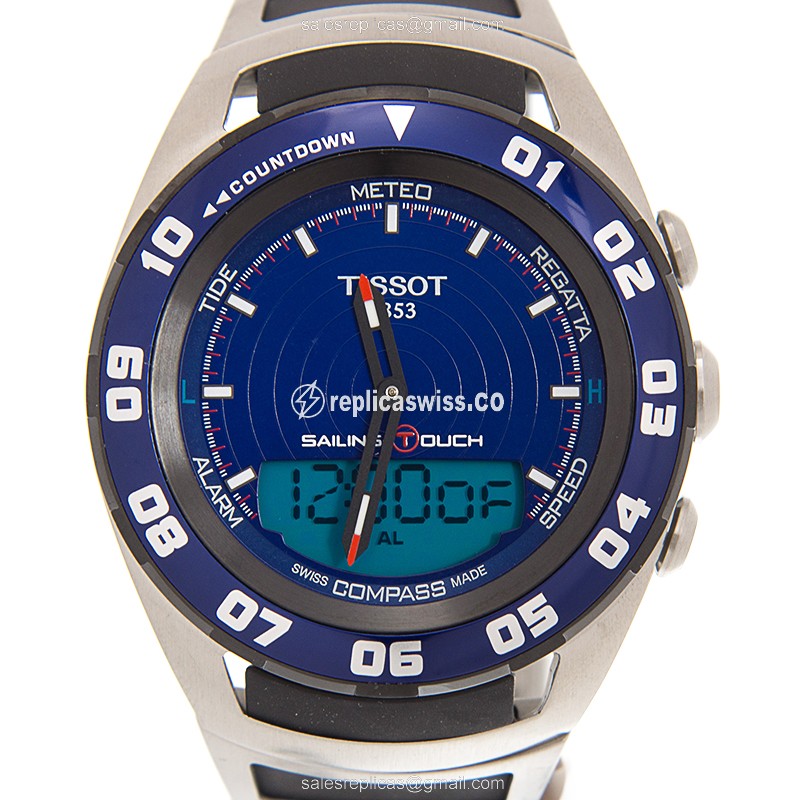 Tissot T056.420.21.041.00 Replica - Quartz - Blue Dial - Steel Case - Silver Band