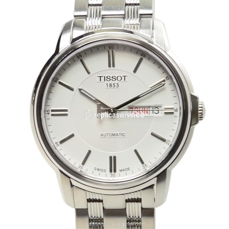 Tissot T-CLASSIC Replica - Automatic - Silver Dial - Steel Case & Band - Luxury Replica T-CLASSIC Watch