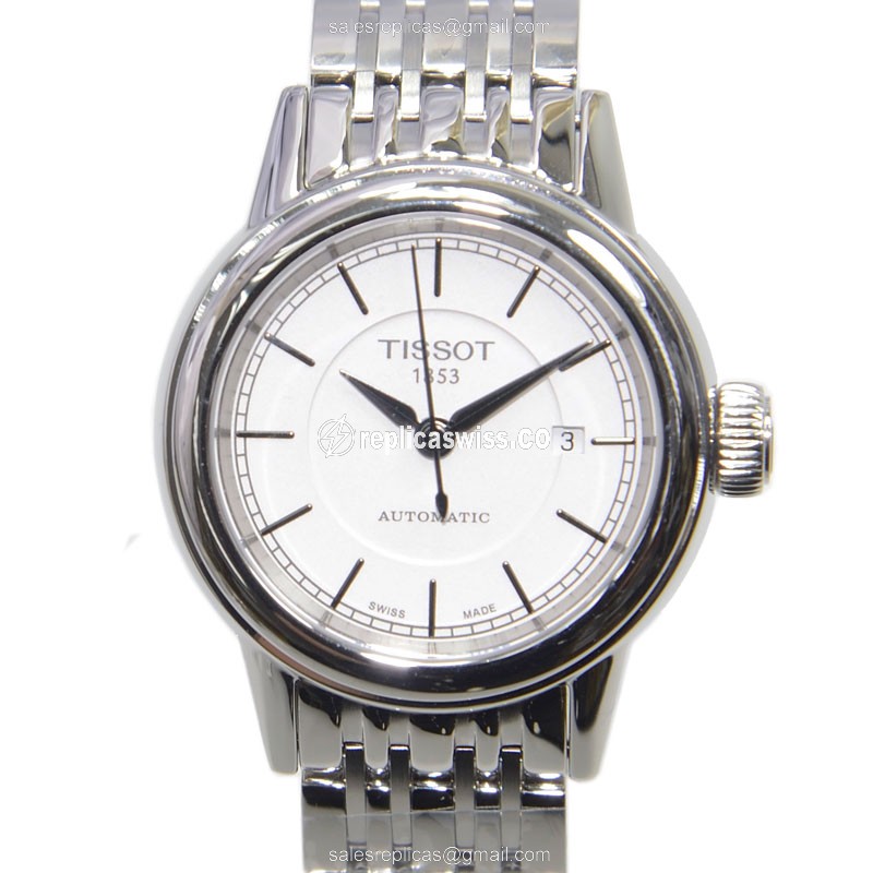 Tissot T-CLASSIC Automatic - Steel Case - White Dial - Silver Strap