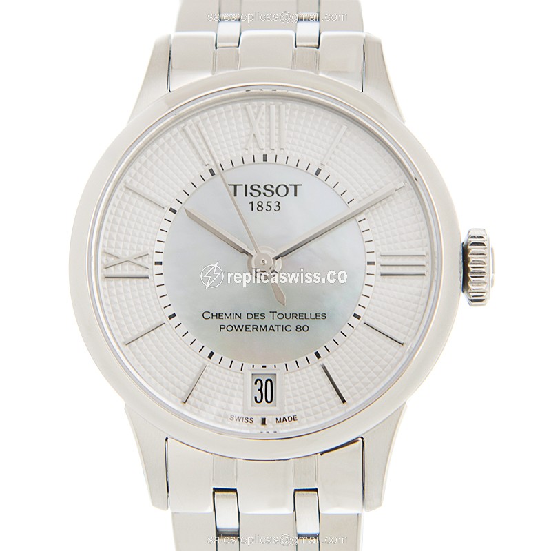 Rolex T-CLASSIC Replica - Automatic - Steel Case - Silver Dial - Silver Band