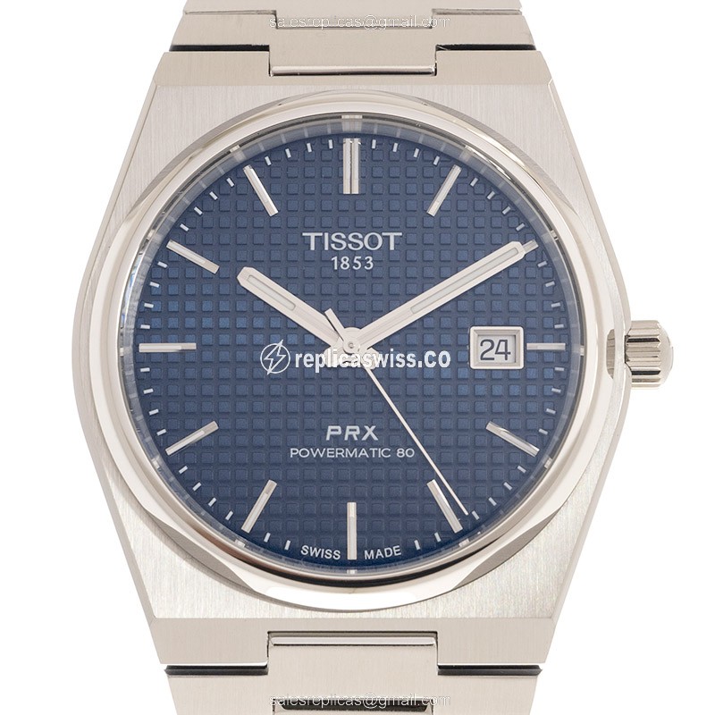 Rolex T137.407.11.04.100 PRX - Automatic - Steel Case - Blue Dial - Silver Strap