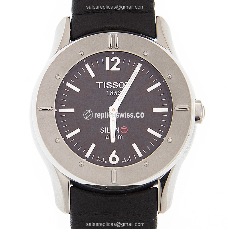 Tissot T40.1.426.51 Replica - Quartz - Black Steel Case - Leather Black Strap - Luxury Replica TOUCH COLLECTION Watch