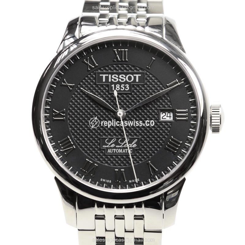Rolex T-CLASSIC Replica - Automatic - Steel - Black - Silver - Clasp - Luxury Replica T-CLASSIC Watch