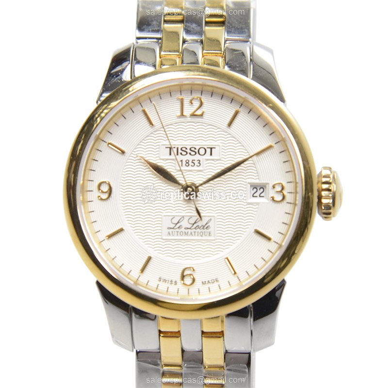 Rolex T-Classic Replica - Automatic - Steel Case - White Dial - Silver Strap