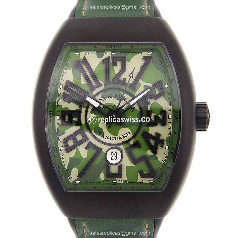 Franck Muller Vanguard Replica - Automatic - Steel - Green