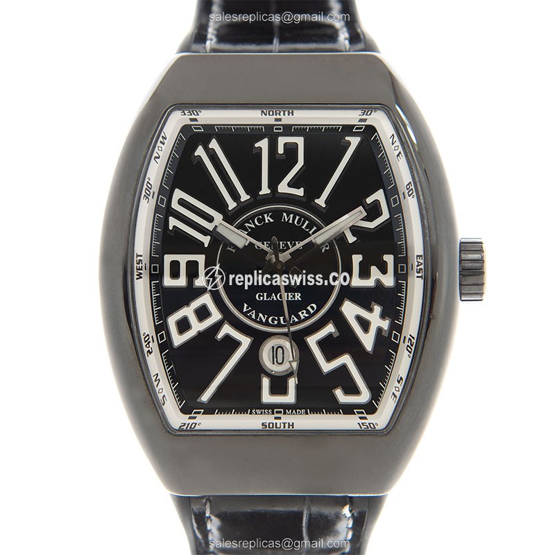 Franck Muller V 45 SC DT GLACIER (AC.BC) VANGUARD Automatic Carbon Fiber - Luxury Replica VANGUARD Watch