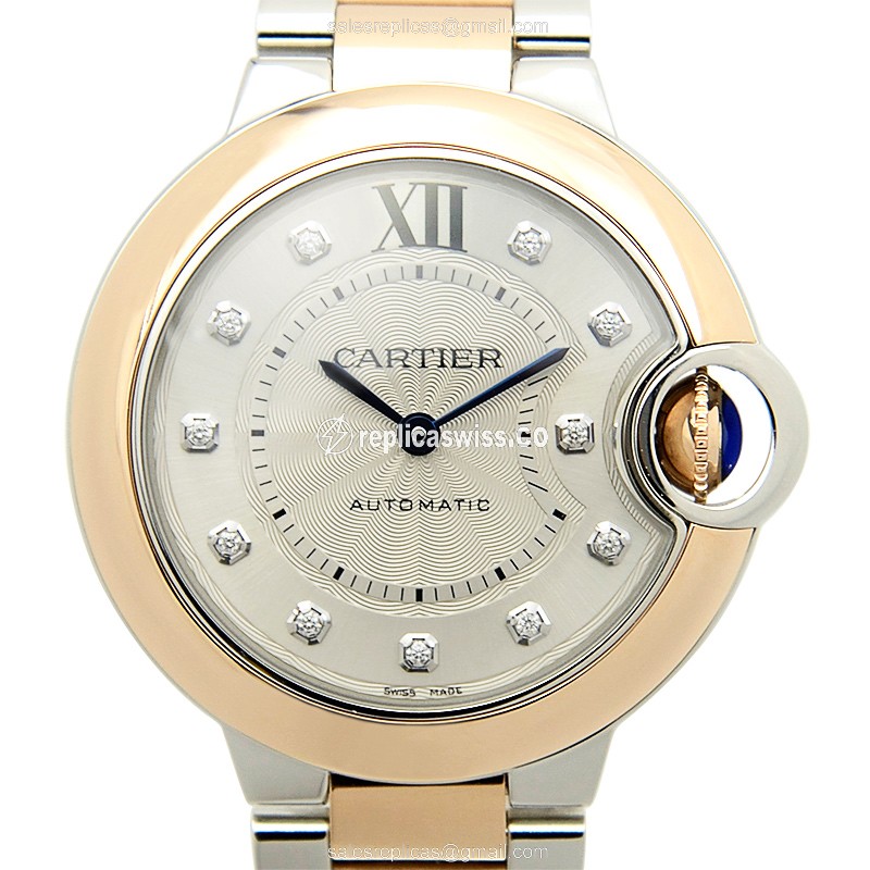 Cartier W3BB0006 BALLON BLEU Automatic 18kt Rose Gold & Steel - Luxury Replica BALLON BLEU Watch