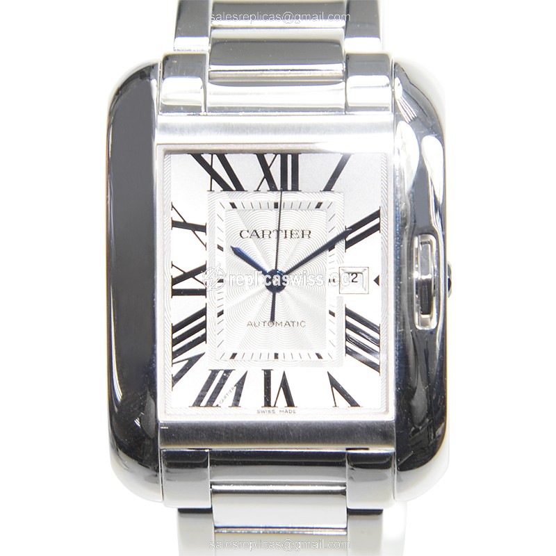 Cartier Tank Replica - Automatic - 18kt Gold - White Dial - Luxury Replica TANK Watch