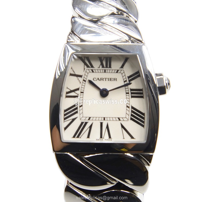 Cartier W660012I Quartz - Stainless Steel Case - White Dial - Silver Strap - Luxury Cartier Watch