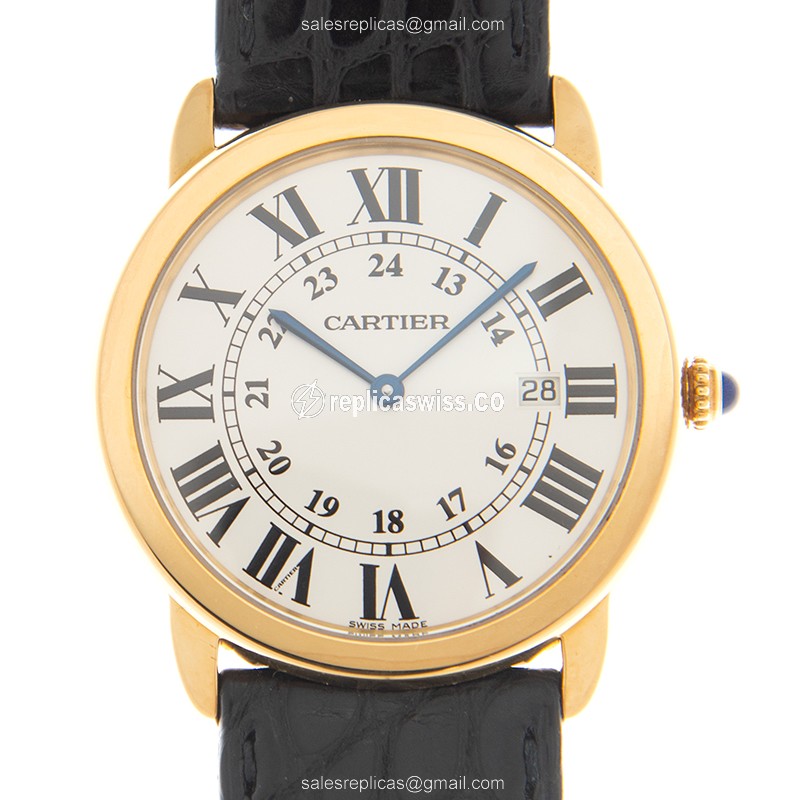 Cartier W6700455 RONDE SOLO DE CARTIER Quartz 18kt Yellow Gold