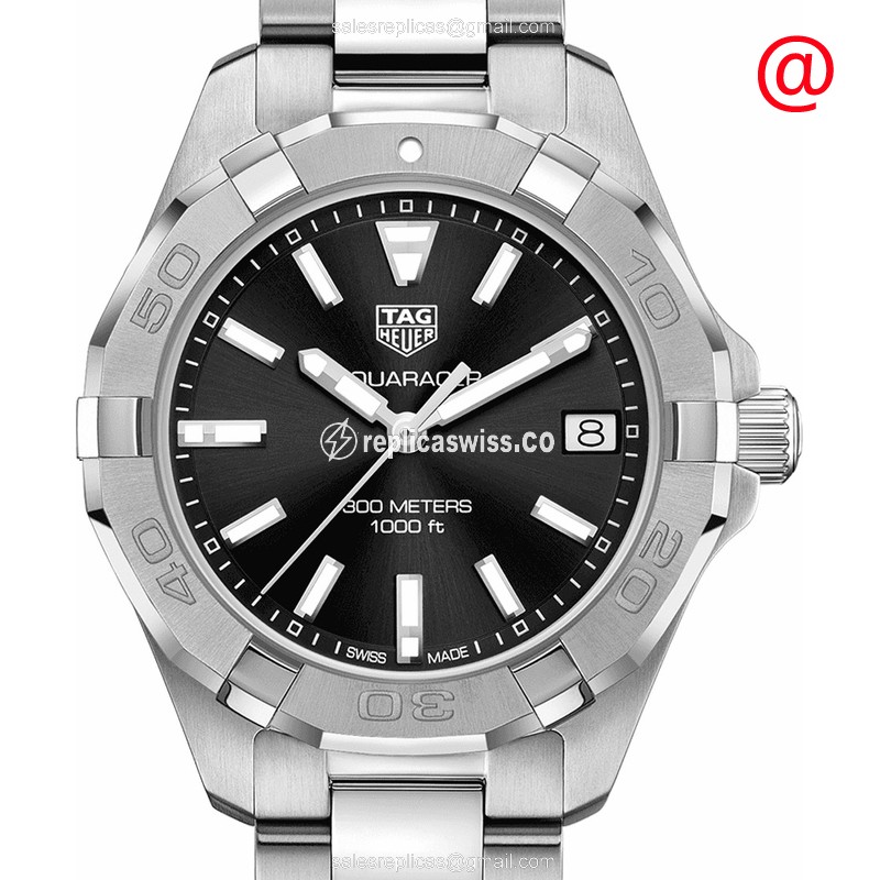 Tag Heuer AQUARACER Quartz - White Dial - Steel Case - Silver Steel Band - Luxury Replica AQUARACER Watch