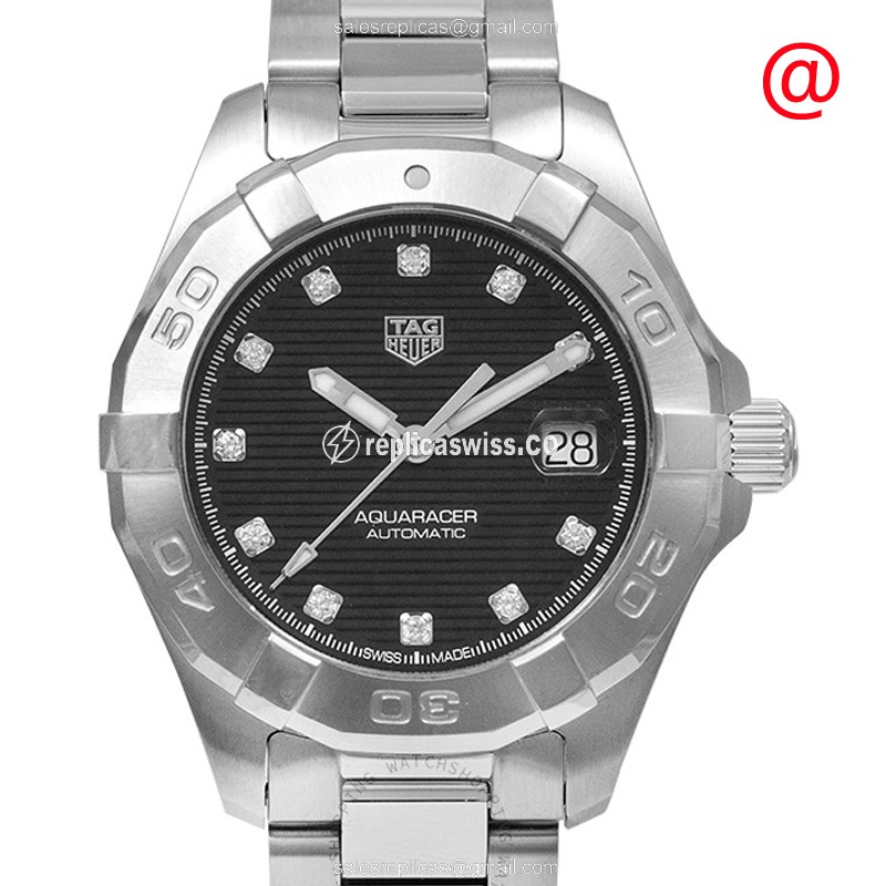Tag Heuer Aquaracer Replica - Automatic - Steel - Black Dial - Luxury Replica AQUARACER Watch