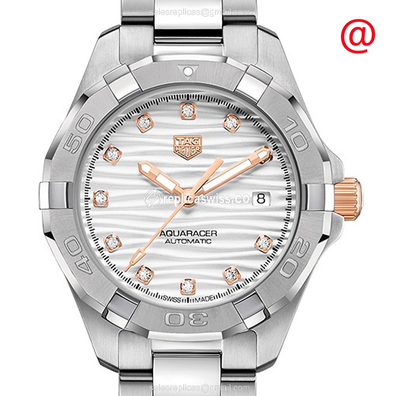 Tag Heuer Aquaracer Replica - Auto - Steel - White Dial