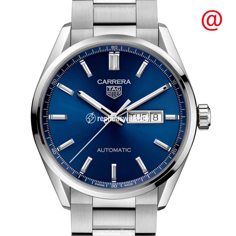 Tag Heuer Carrera WBN2012.BA0640 Replica - Automatic - Blue Dial - Steel Case & Band
