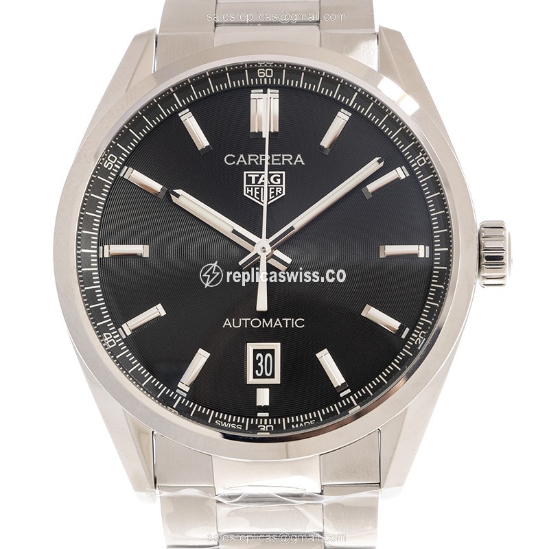 Tag Heuer Carrera Watch Replica - Automatic - Steel - Black