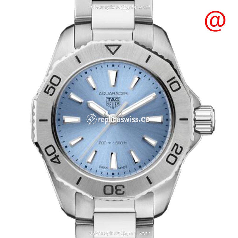 Tag Heuer AQUARACER Quartz - Blue Dial - Steel Case - Silver Steel Strap - Luxury Replica AQUARACER Watch