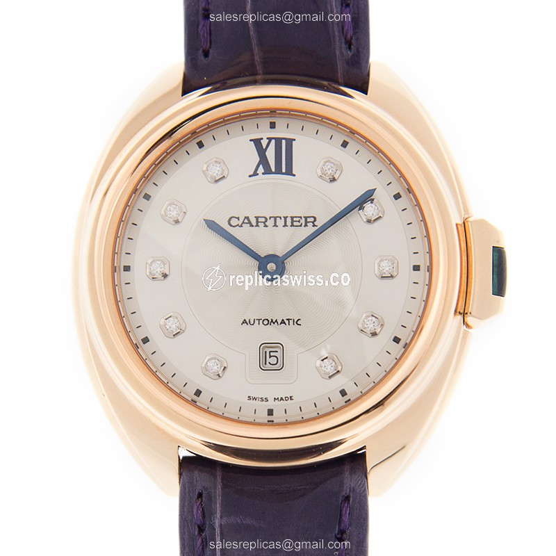 Cartier WJCL0031 CLe DE CARTIER Automatic 18kt Rose Gold