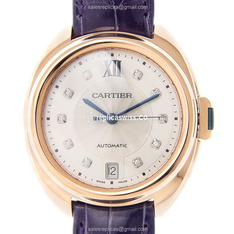 Cartier WJCL0032 CLe DE CARTIER Automatic 18kt Rose Gold
