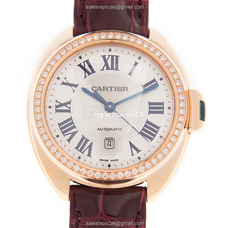 Cartier WJCL0047 CLe DE CARTIER Automatic 18kt Rose Gold