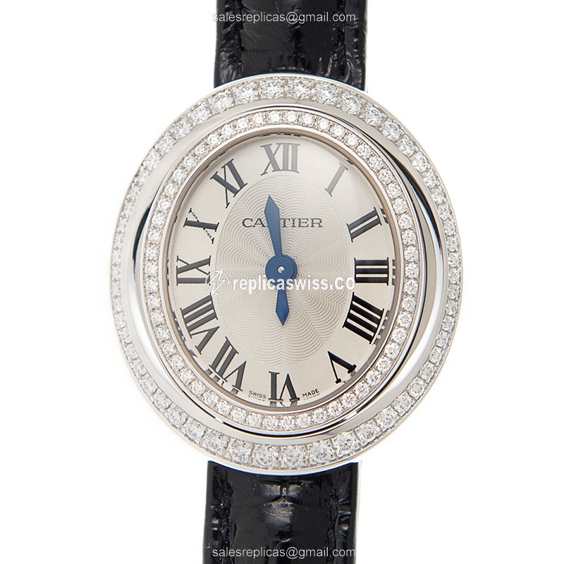 Cartier WJHY0004 HYPNOSE Quartz 18kt White Gold & Diamond - Luxury Replica HYPNOSE Watch
