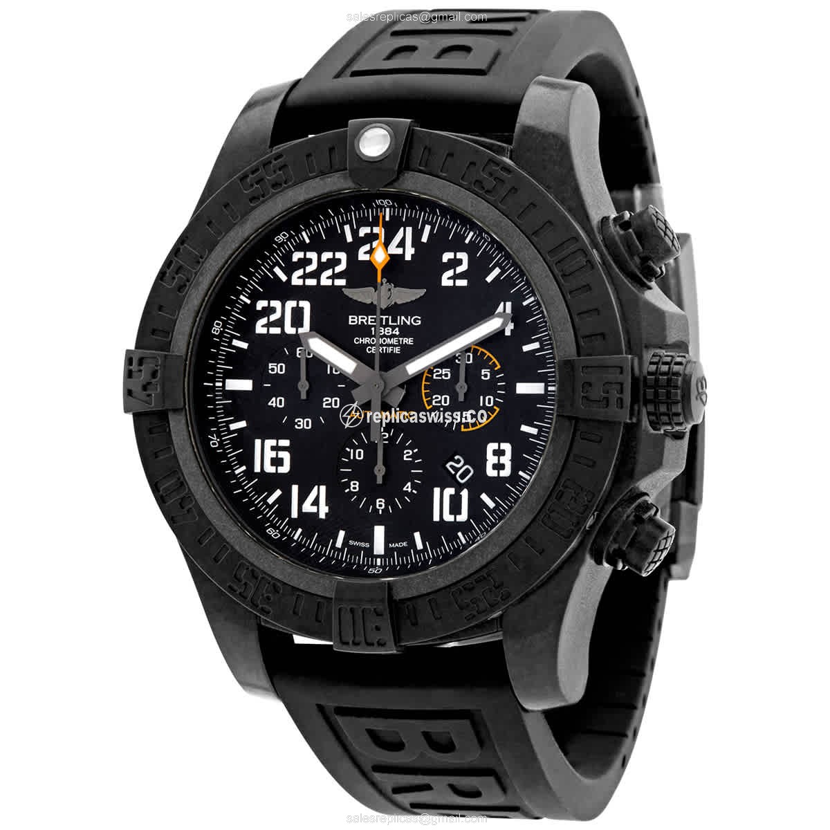 Replica Breitling Avenger Hurricane Auto Fiber Black Dial