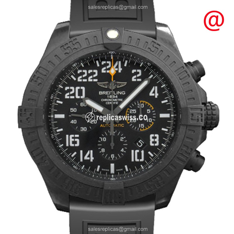 Breitling XB1210E4 AVENGER II Carbon Fiber - Automatic Black - Rubber Black Buckle